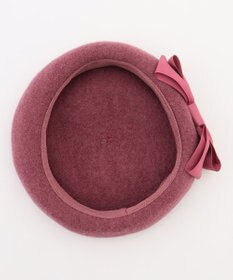 ANY KIDS ネコチャーム付きリボンベレー帽