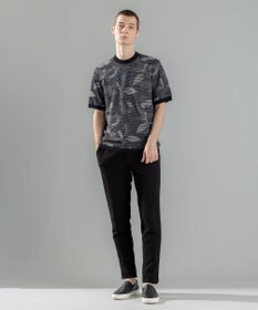 JOSEPH HOMME メキシカンブラインドジャガード　クルーネック半袖ニット