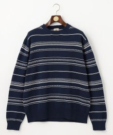 J.PRESS MEN 【KING SIZE】ドライコットン フェアアイルニット