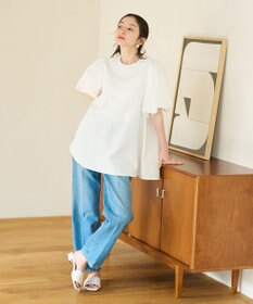 #Newans 【大好評につき追加生産！新色登場】パフスリーブAラインブラウス