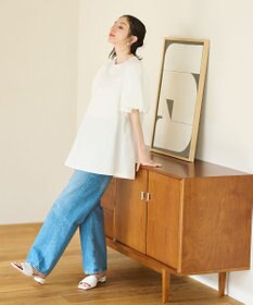 #Newans 【大好評につき追加生産！新色登場】パフスリーブAラインブラウス