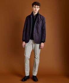 JOSEPH ABBOUD 【ウエストも伸びる！/2WAYストレッチ/暖かい/オーガニック】オーガニックコットン ウオーム パンツ