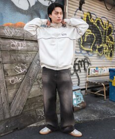 WEGO 【ユニセックス着用ITEM/MLサイズ展開】パイピングトラックジャケット