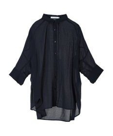 AMERICAN HOLIC 接触冷感５分袖変形ドルマンシアーシャツ