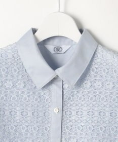 J.PRESS LADIES S ジオメトリックレース ブラウス