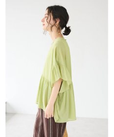 CRAFT STANDARD BOUTIQUE ウ゛ィンテージボイルティアード切替ブラウス