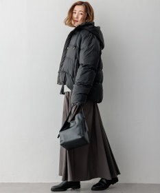 23区 L 【洗える/撥水加工】シレータフタ コンパクト ダウンコート