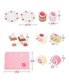 Mother garden マザーガーデン ストロベリー ティーパーティー セット