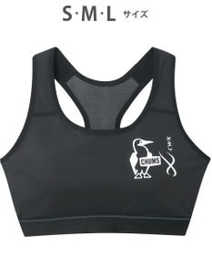 CW-X 【WOMEN】 CW-X 【CHUMS (チャムス)コラボ】 スポーツブラ スポーツゆれケアブラ 【スポーツ時のゆれからバストを守る】 ノンワイヤー トレーニング ジョギング レディース LNY120 /ワコール