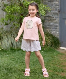 ANY KIDS 【WEB限定/すみっコぐらし】ミラクルスパンコールTシャツ