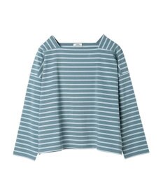 earth music&ecology スクエアボーダープルオーバー