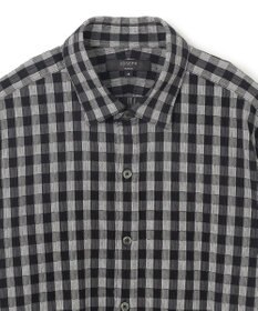 JOSEPH HOMME 新柄【オリジナル素材】ギンガムシャンブレーストレッチ　レギュラーカラーシャツ