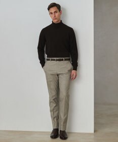 GOTAIRIKU 新色追加【洗える/チクチクしにくい/ピリングしにくい】イタリア糸 ハイゲージ タートルネックニット_WOOL100％