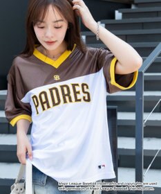 WEGO 【ユニセックス着用ITEM】別注MLBメッシュゲームグラフィックT（SS）