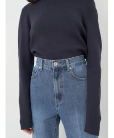 earth music&ecology センタープレスデニムパンツ