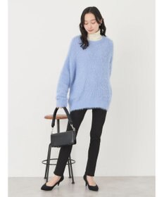 earth music&ecology ゆるモヘアライクレースニット