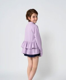 OP／FILA 【Ocean Pacific】フリル切り替えラッシュガード パーカー