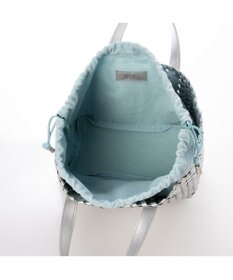 UNBILLION カシュカシュ cachecache / コードかがり横長トートバッグ