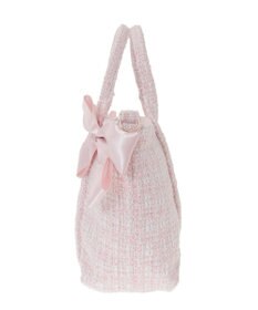 Maison de FLEUR ピンクマニアボリュームリボン2WayトートMバッグ
