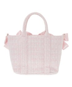 Maison de FLEUR ピンクマニアボリュームリボン2WayトートMバッグ