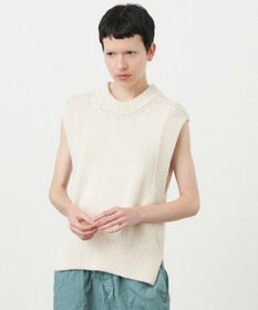 ATON SILK WASHI LILYYARN | クルーネックベスト