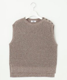 J.PRESS LADIES L 【WEB限定カラーあり】LINEN COTTON ニット ベスト