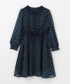 組曲 KIDS 【150-160cm】パリジェンヌドット ワンピース