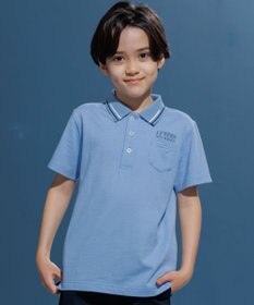 J.PRESS KIDS 【100-130cm】ダブルライン カラー 半袖ポロシャツ