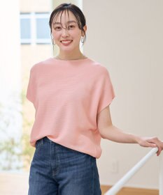 ANY 【新色追加/14色展開】アクリルガーターフレンチスリーブニット