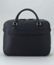 GOTAIRIKU 日本製【PELLE MORBIDA】型押しレザー ブリーフバッグ