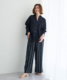 YECCA VECCA 3wayフレンチリネンシャツ