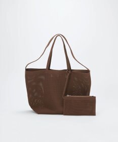 TOPKAPI 【Breath TOPKAPI】ニットジャガード 2way ビッグ トートバッグ ポーチ付き