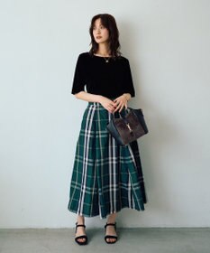 YECCA VECCA 【撥水】メモリーフレアスカート