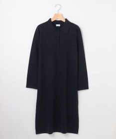 組曲 ニット襟トロンプルイユ ワンピース