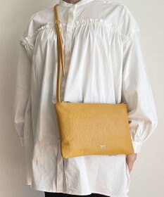 Hekhèr Le Style de Vie 新色追加【日本製】シュリンクレザー スクエアショルダーバッグ