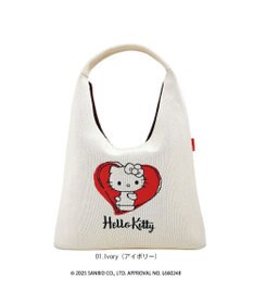 ROOTOTE 8489【A4サイズ収納】IP.ラウンド.ニット.ハローキティ-A