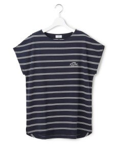 J.PRESS YORK STREET 【WOMEN】キャップスリーブ ボーダーTシャツ