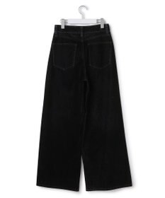 23区 【SLOW/一部店舗限定】フロッキーデニム ワイドパンツ