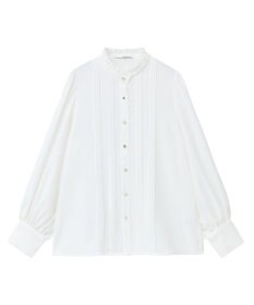 Green Parks ・ＥＬＥＮＣＡＲＥ　ＤＵＥ　ピンタックブラウス