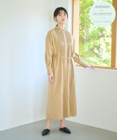 #Newans 【ANSWER for Co-Creation】ピンタックデザインワンピース