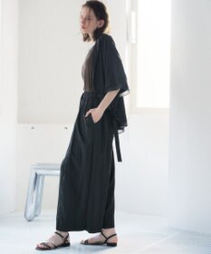 YECCA VECCA 【UVカット/遮熱/接触冷感】COOLタックワイドパンツ