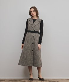 GRACE CONTINENTAL ツイーディジャンパースカート