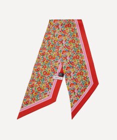 LIBERTY. ネル・アニー アンド メイ 15X100 リボン シルクスカーフ