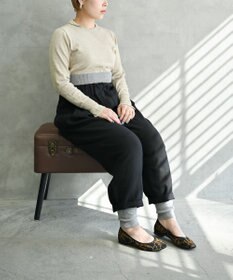 AND WOOL あったかレギンス