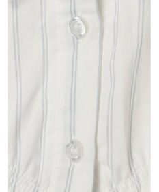 earth music&ecology ビスチェライクシャーリングシャツ（ストライプ）