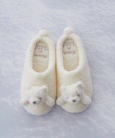 Maison de FLEUR シロクマルームシューズ