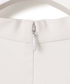 ICB L ストレッチジョーゼット ドレープデザインブラウス