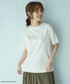 ANY 【MAISON KAYSERコラボ】箔プリントロゴ半袖Tシャツ