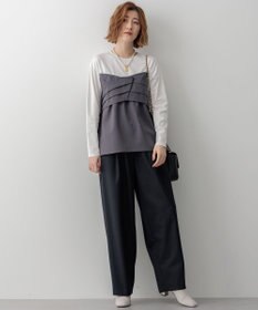 23区 キルティング トップハンドル ショルダーバッグ