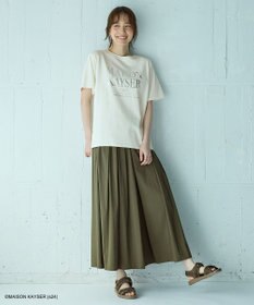 ANY 【MAISON KAYSERコラボ】箔プリントロゴ半袖Tシャツ